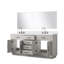 Ensemble de meuble-lavabo double 72 "avec miroir-82319363-82319366