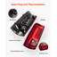 Assemblage de feux arrière compatible avec les Chevy Silverado 1500 1500 HD 2500 1500 HD 2500, HD 3500, Chevy Classic, 2 PCS et feux arrière à DEL côté conducteur avec ampoules, 2007 à 2007