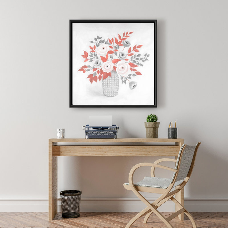 «Flower Illustration», toile encadrée | Décoration intérieure contemporaine