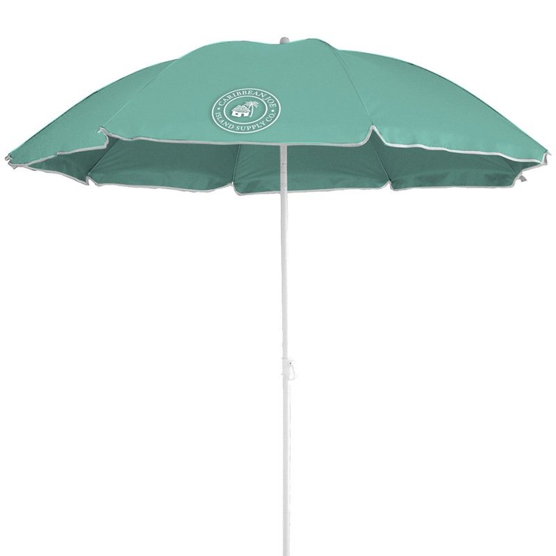 Mint Green 6ft UV Blocking Vented Beach Umbrella