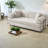 Space-Saving Convertible Sofa Bed with Boucle Fabric and No-Assembly Design