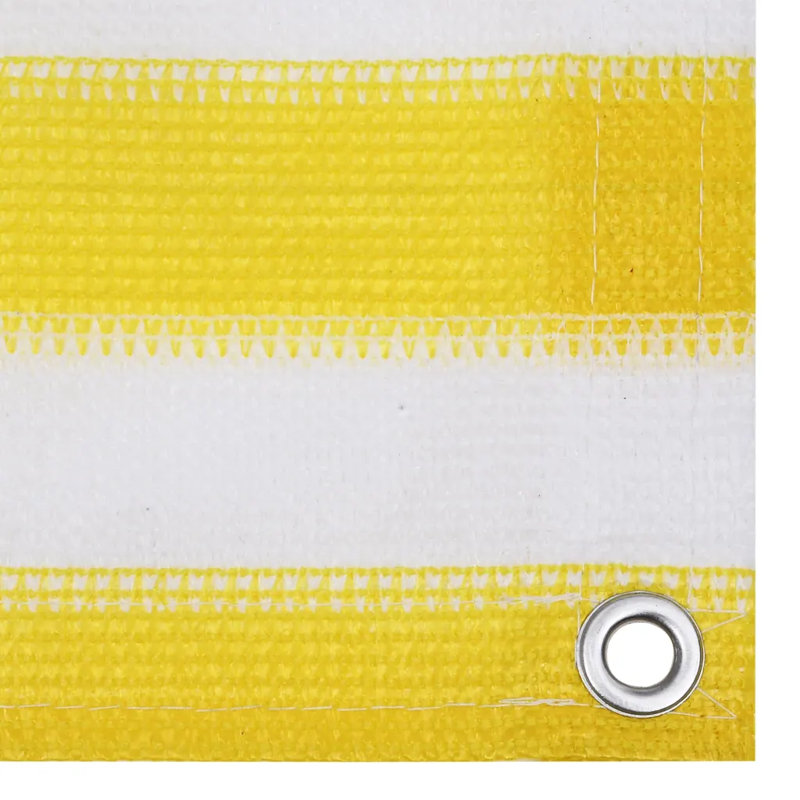 Ceti 0cm H x 118.11cm W Yellow And White Plastic Yard/Privacy Fence