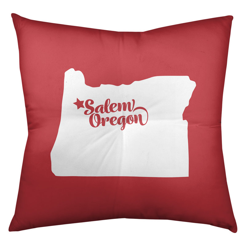 Coussin de plancher touffeté, 30 po x 30 po, Rouge, Salem