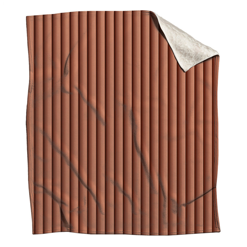 Couvertures à rayures verticales, L 60 po x H 80 po