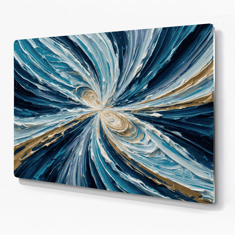 Art mural bleu Sci Fi Energy