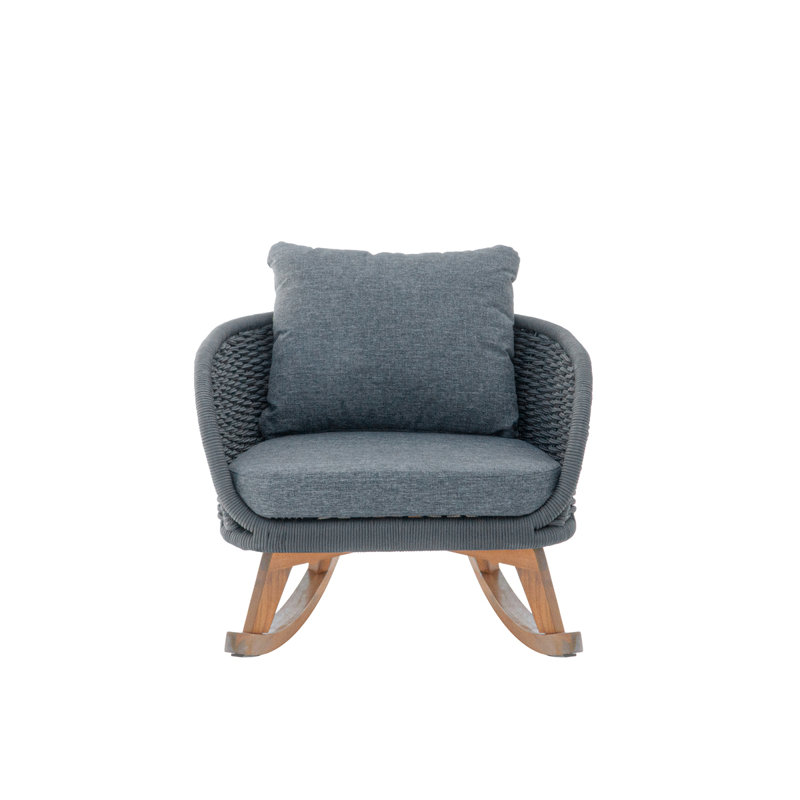Fauteuil inclinable en chenille 1pc, Gris