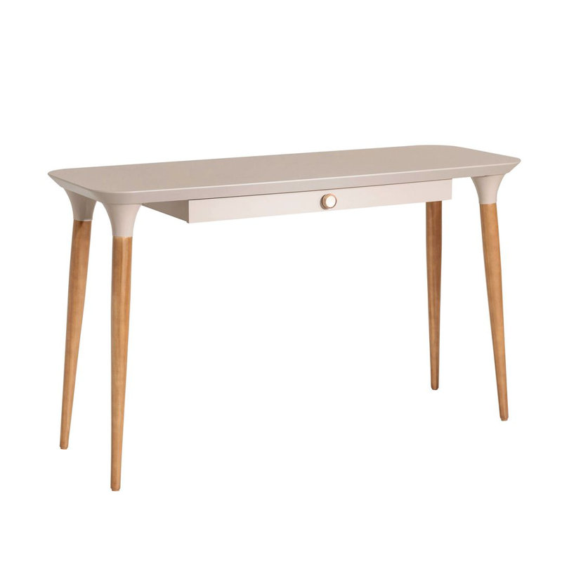 Beyers Desk, Off White/Cinnamon