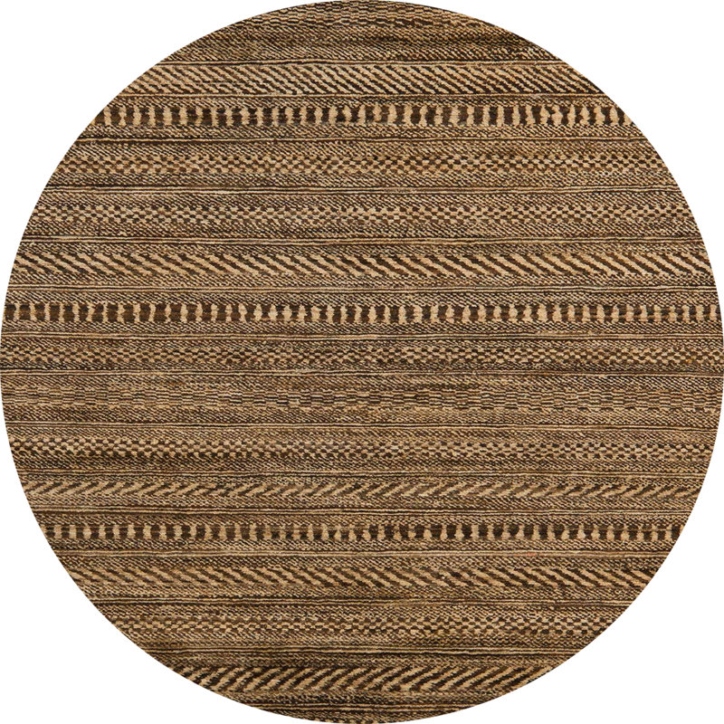 Abstract Indoor Rug, Round 4'