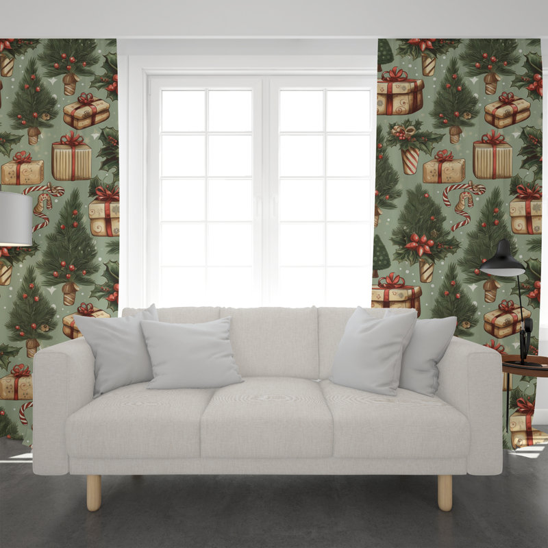 Jahnyah Room Darkening Curtain Pair, 40" W x 61" L