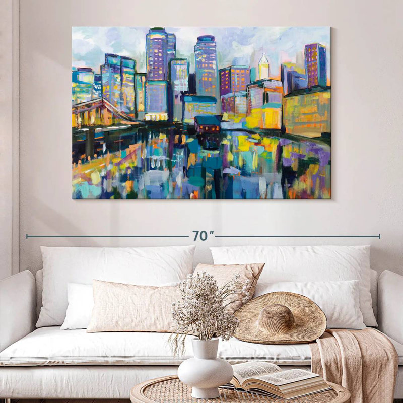 Sireci Boston Harbor, 34" H x 51" W