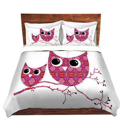 Ensemble de housse de couette hibou argyle