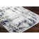 Ceslie Gray/Dark Blue Area Rug