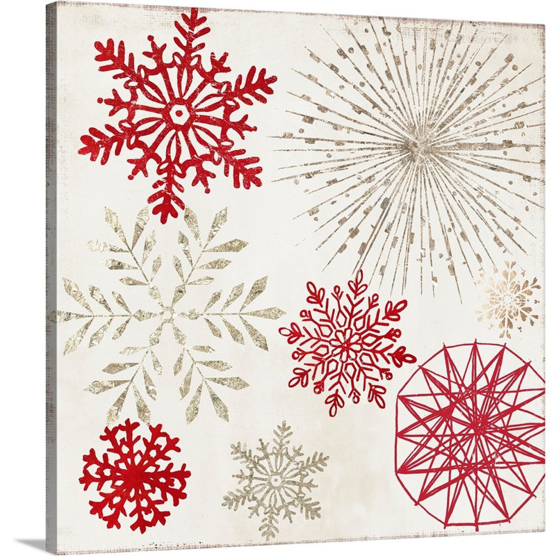 «Merry Christmas Sparkles», reproduction d'art sur toile, H 48 po x l 48 po x P 1,25 po, Toile tendue