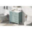 Élégante armoire de salle de bain 30 po - Lavabo avec tiroir et meuble-lavabo moderne avec finition peinte-39679400