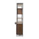 Loki 3 Piece Rectangular Writing Desk Office Set with Hutch
