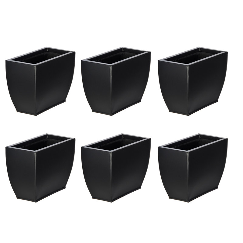 Metal Table Vase, Matte Black