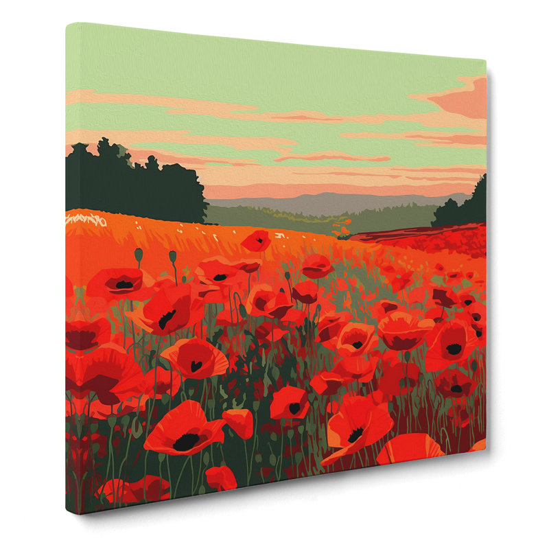 Modern Wall Art - Wrapped Canvas - Framed Print