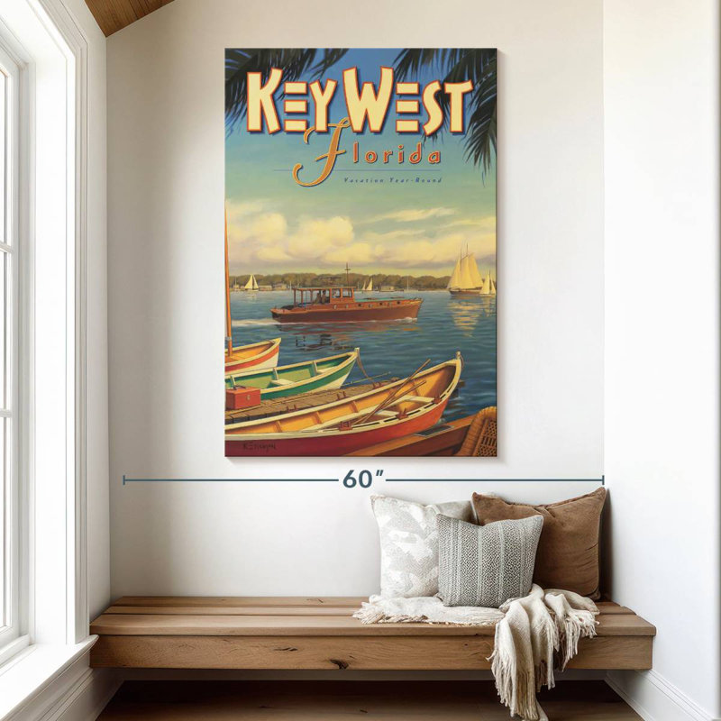 Hannes Key West Florida, 51" H x 34" W
