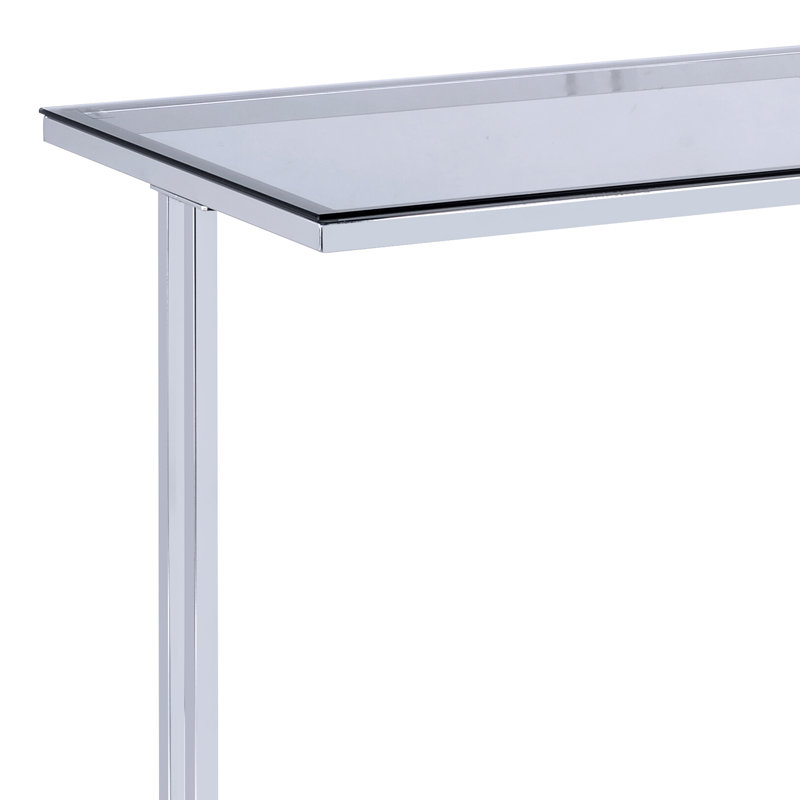 Sofa Table, Chrome & Glass