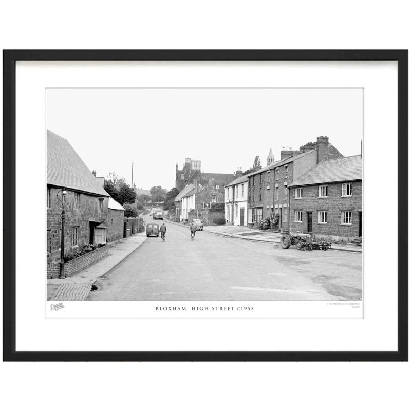 Bloxham, High Street C1955 by Francis Frith - Single Picture Frame Print, 40cm H x 50cm W x 2.3cm D