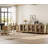 2 - Piece Office Set, 56" Executive Desk & Set Of 3 Cabinets With Glass Door-1611912862