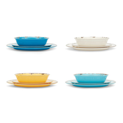 Keyoshia Melamine Dinnerware Set 12 Piece - Service for 4