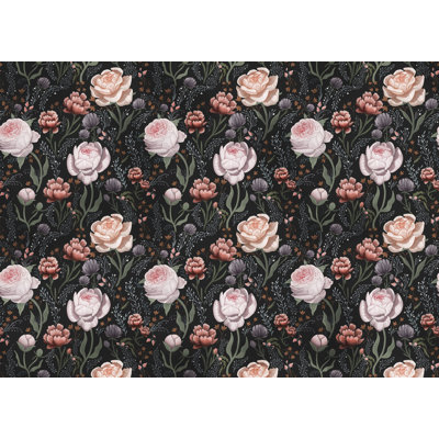 Floral Matte Wallpaper