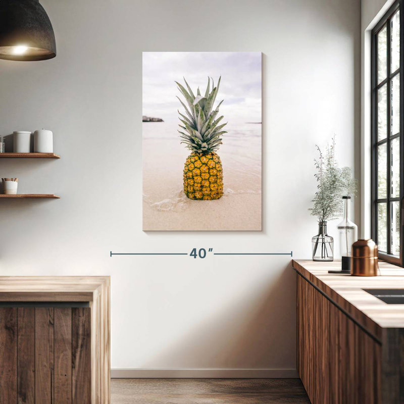 Yarlin Sandy Beach Pineapple, 39" H x 26" W