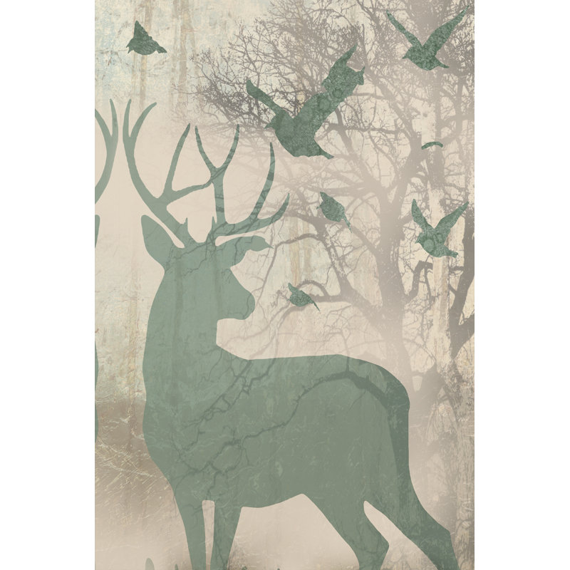 Deer Solace II - Wrapped Canvas Print, 91cm H x 61cm W