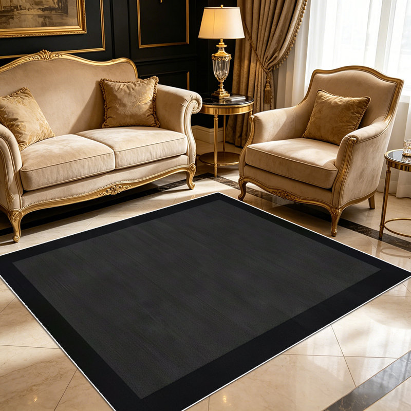 Modern minimalist plain pattern carpet, soft and easy to clean, suitable for living room, bedroom, dining room, study, office, and other multi-scene settings