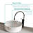 Integrated White Ceramic Basin, Drain NOT Included