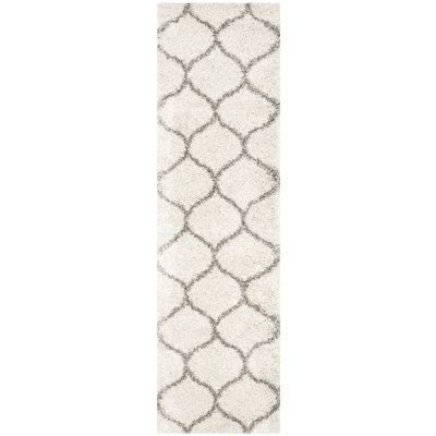 Girault Geometric Shag Area Rug
