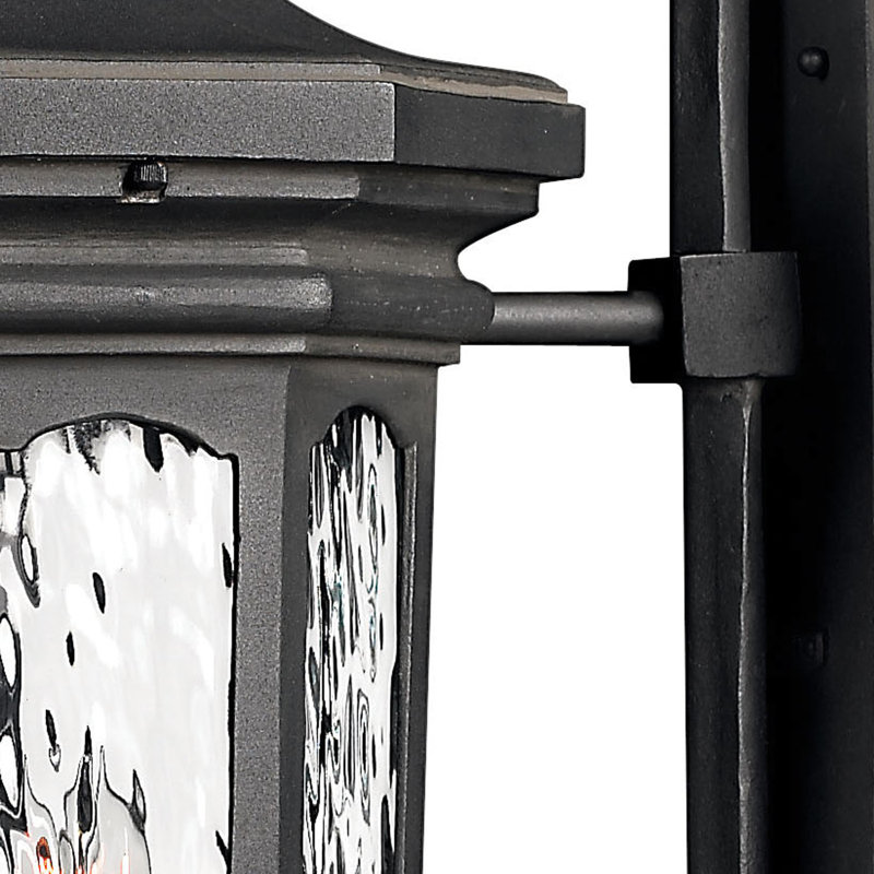 Raley 4-Light Outdoor Wall Lantern, Noir musée