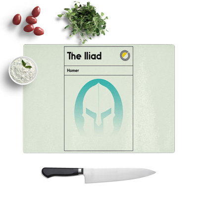 Book Cover the Iliad Homer Chopping Board