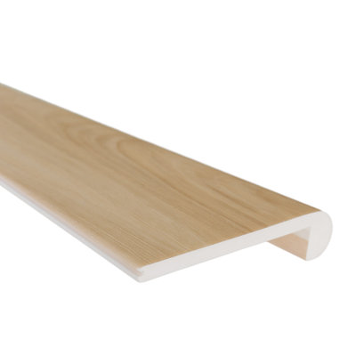 Waterproof WPC Vinyl Elite Collection 0.94" Thick x 4.50" Wide x 95" Length Flush Stair Nose