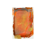 Persimmon Splash Painting by Mari Urasawa