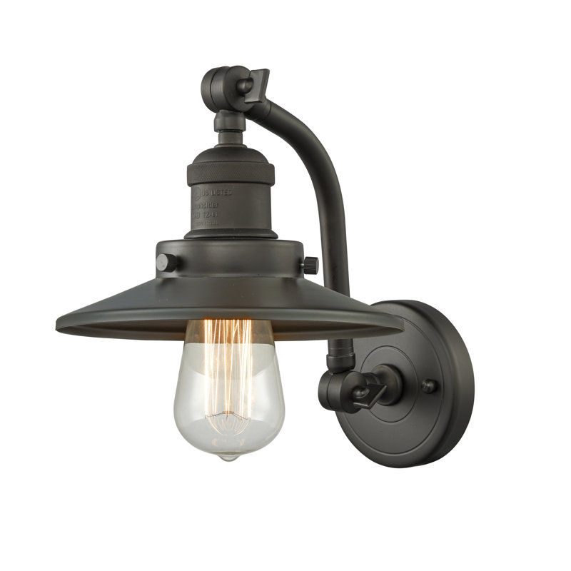 Clintonpark Armed Sconce, Oil Rubbed Bronze, Oil Rubbed Bronze, LED