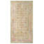Tapis jaune en coton Antique