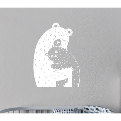 Adhésif décoratif famille d'ours
