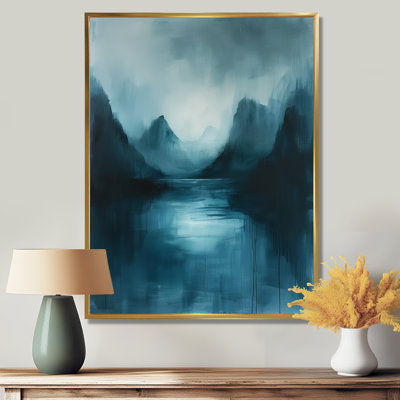 Décorations murales monochromes gris et bleu en hiver