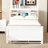 Twin Size Platform Bed With Storage Headboard, Usb, Twin Size Trundle And 3 Drawers-238578575-16133688