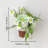 Wall-Mounted Artificial Flower