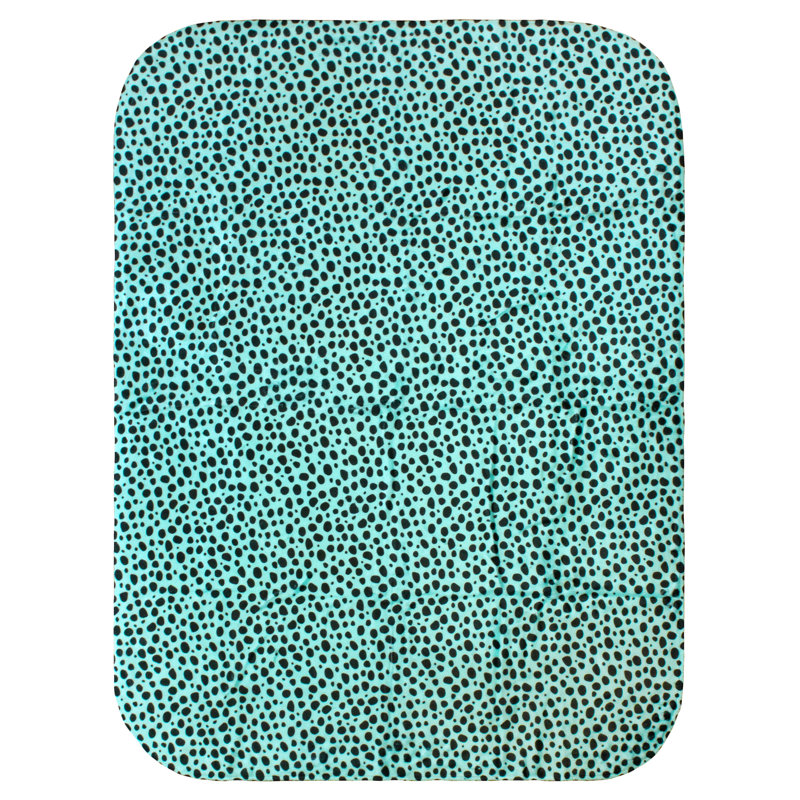 Plain Weave / Muslin Throw Blanket, Teal, 42" W x 60" L