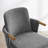 Mid-Century Modern Upholstered Swivel Barstools with Wood Legs-343583110