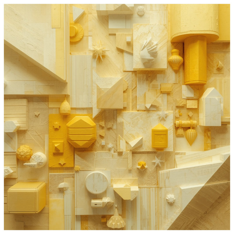 Couvertures abstraites à motif géométrique, L 60 po x H 80 po