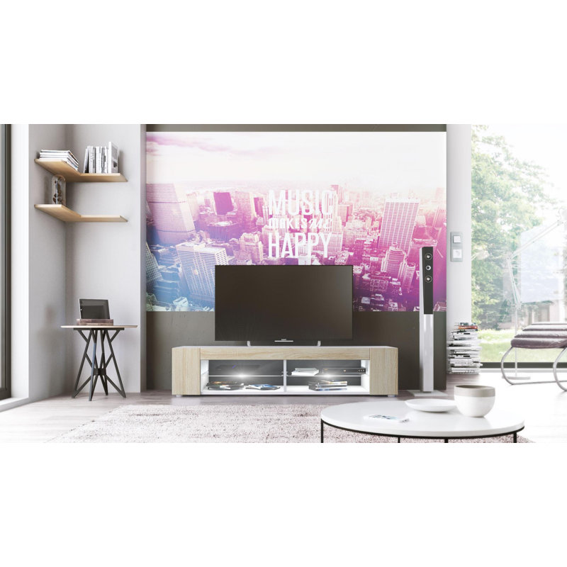 Killion Unfinished TV Stand for TVs up to 60", Oak