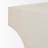 Bunda Square Sculptural Stone Finish Accent Table