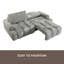 Canapé-lit 90,2 po en tissu Teddy-722782639