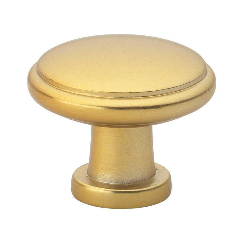 Bouton champignon, Laiton doré