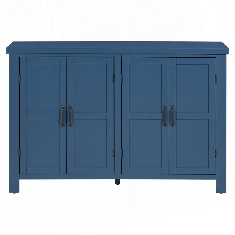 Buffet élégant avec placage de sapin traité, Marine